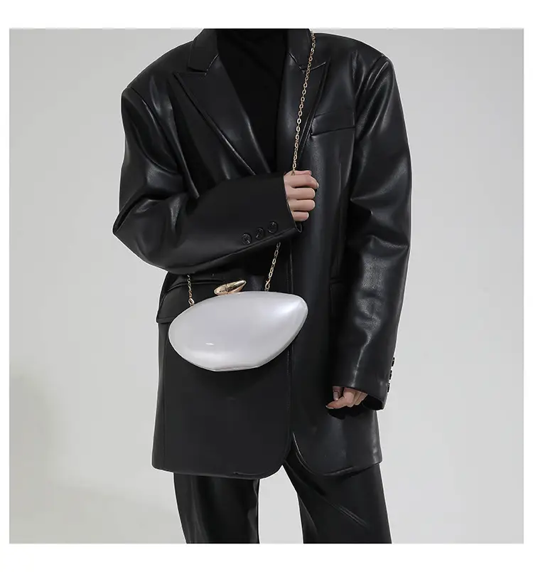 Golden Glass Crossbody Bag for Women Elegant Evening Accessory — feature 12