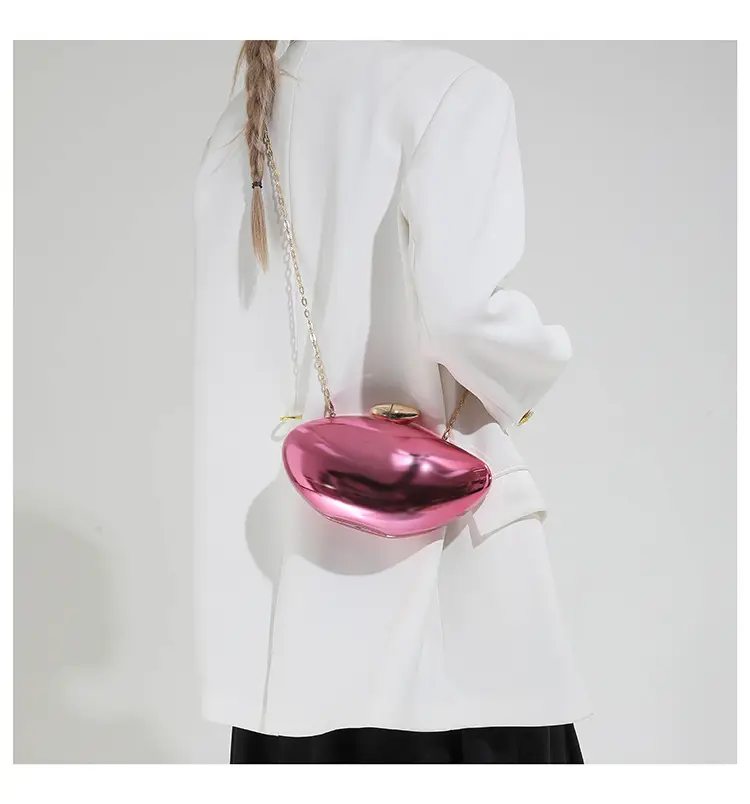 Golden Glass Crossbody Bag for Women Elegant Evening Accessory — feature 14