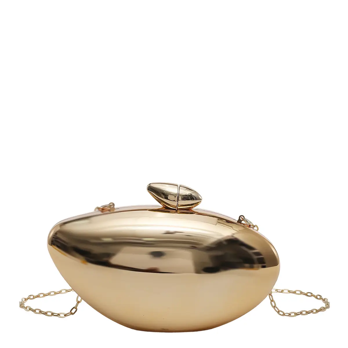 Golden Glass Crossbody Bag for Women Elegant Evening Accessory