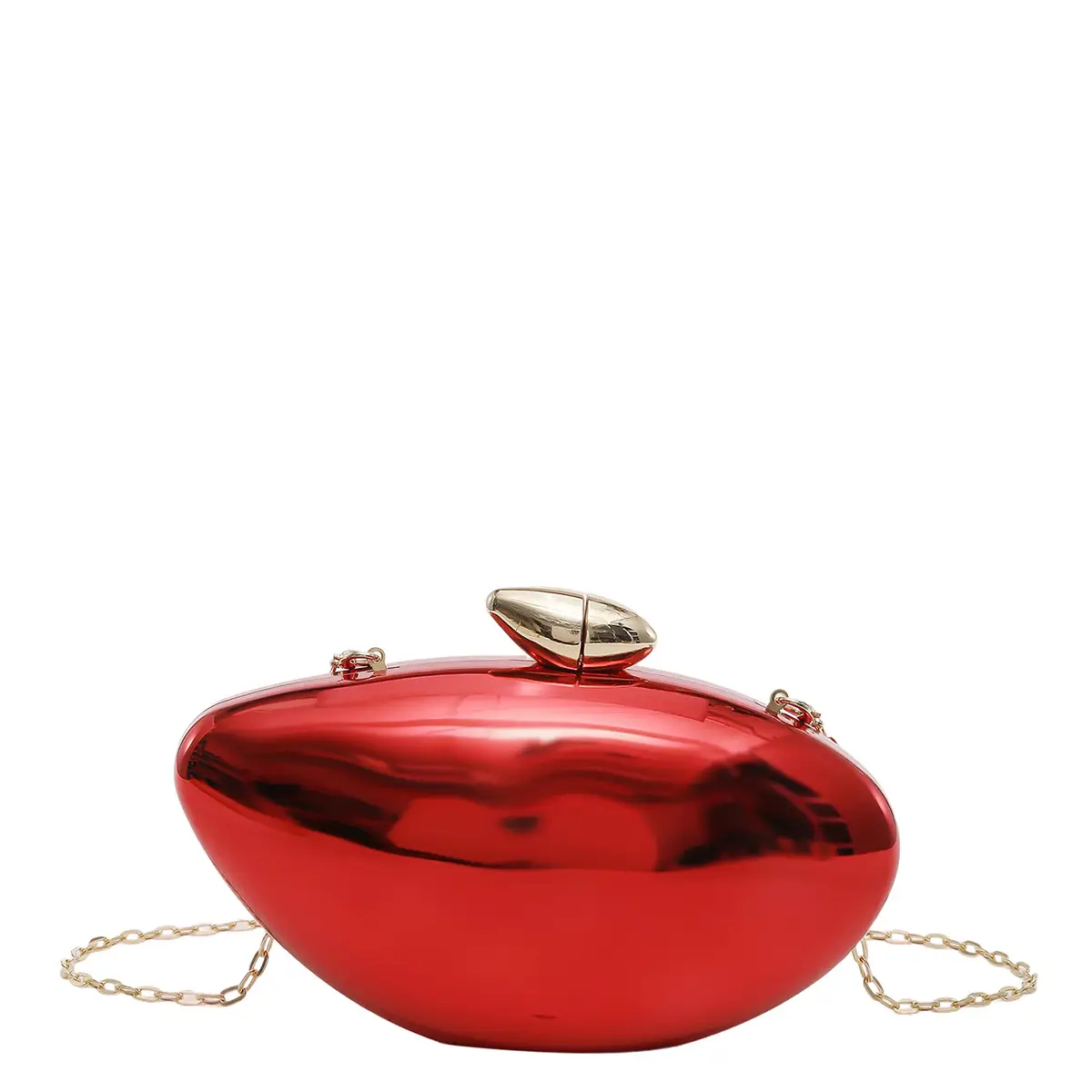 Golden Glass Crossbody Bag for Women Elegant Evening Accessory