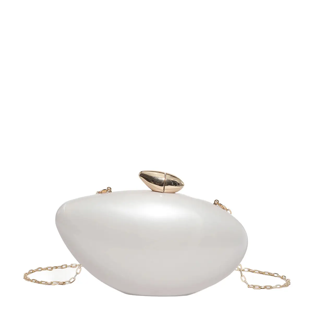 Golden Glass Crossbody Bag for Women Elegant Evening Accessory