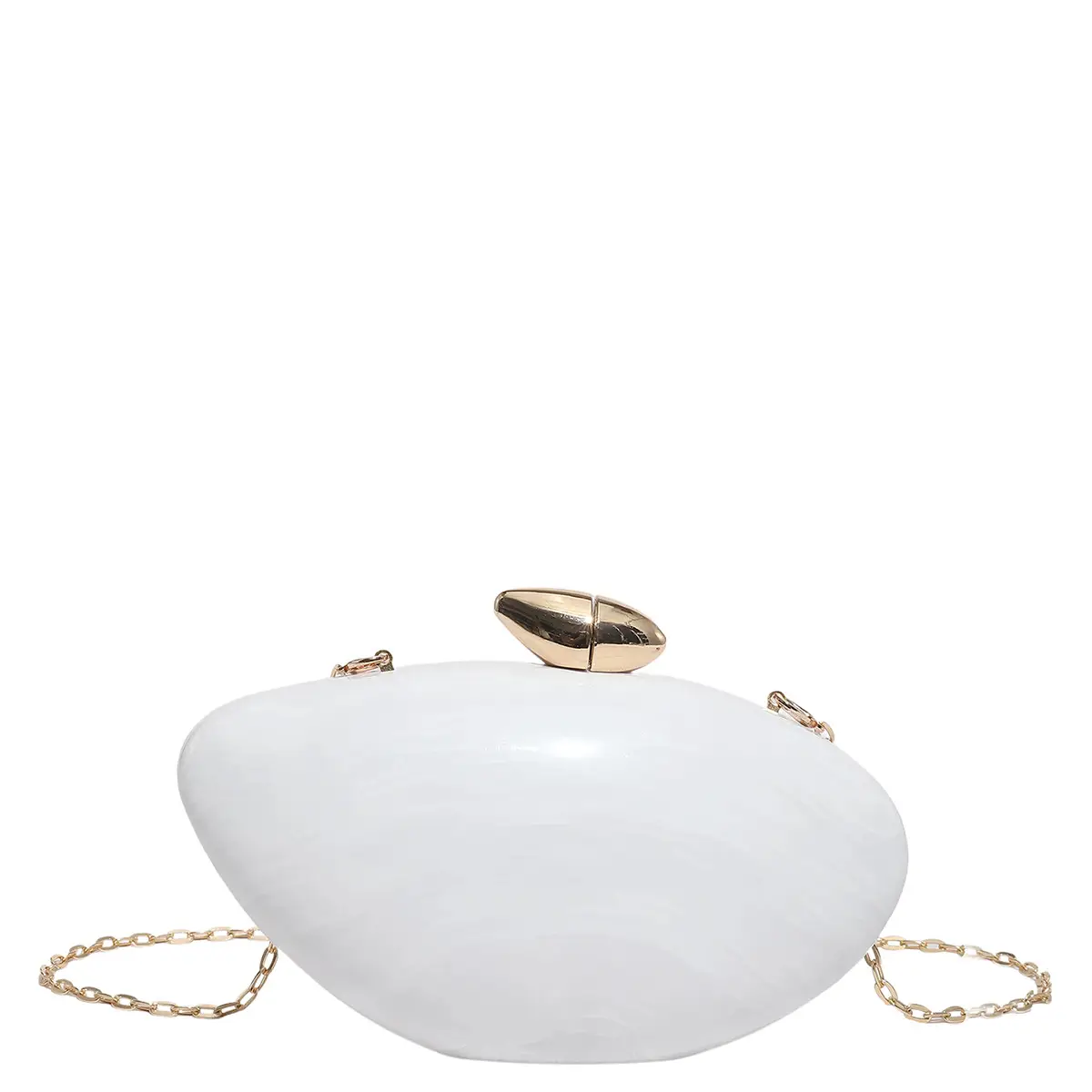 Golden Glass Crossbody Bag for Women Elegant Evening Accessory