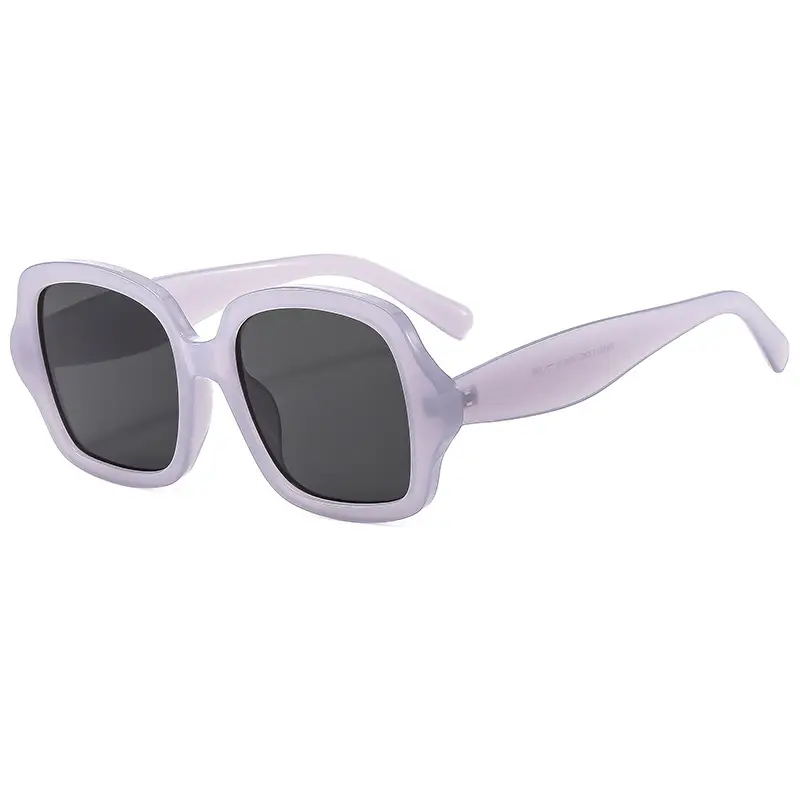 Retro Geometric Black Leopard Print Sunglasses Women - Image 4