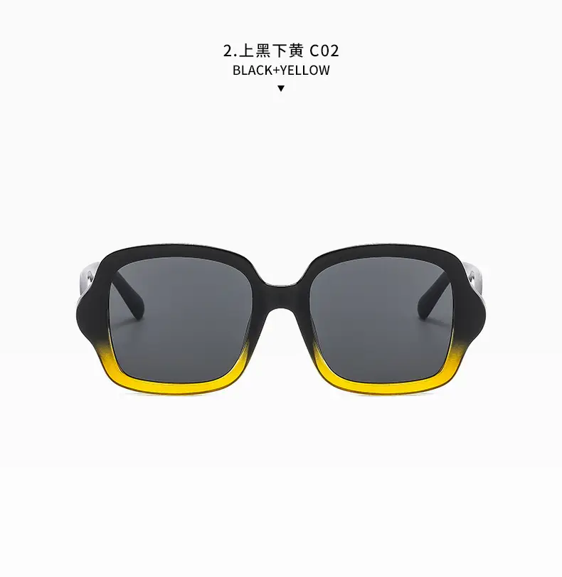 Retro Geometric Black Leopard Print Sunglasses Women — feature 13