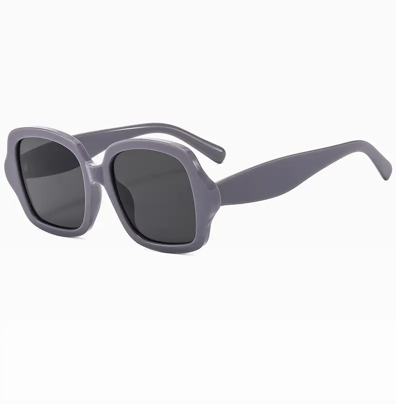 Retro Geometric Black Leopard Print Sunglasses Women — feature 16