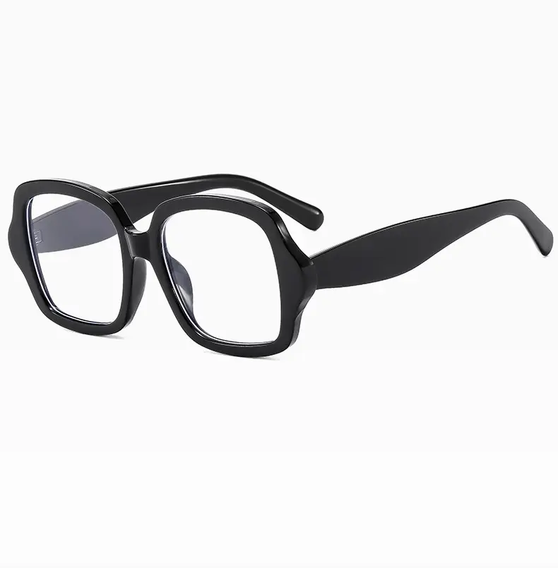 Retro Geometric Black Leopard Print Sunglasses Women — feature 24
