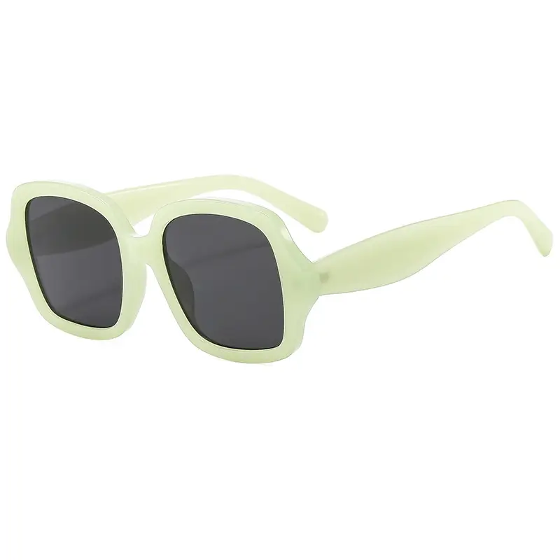Retro Geometric Black Leopard Print Sunglasses Women - Image 5