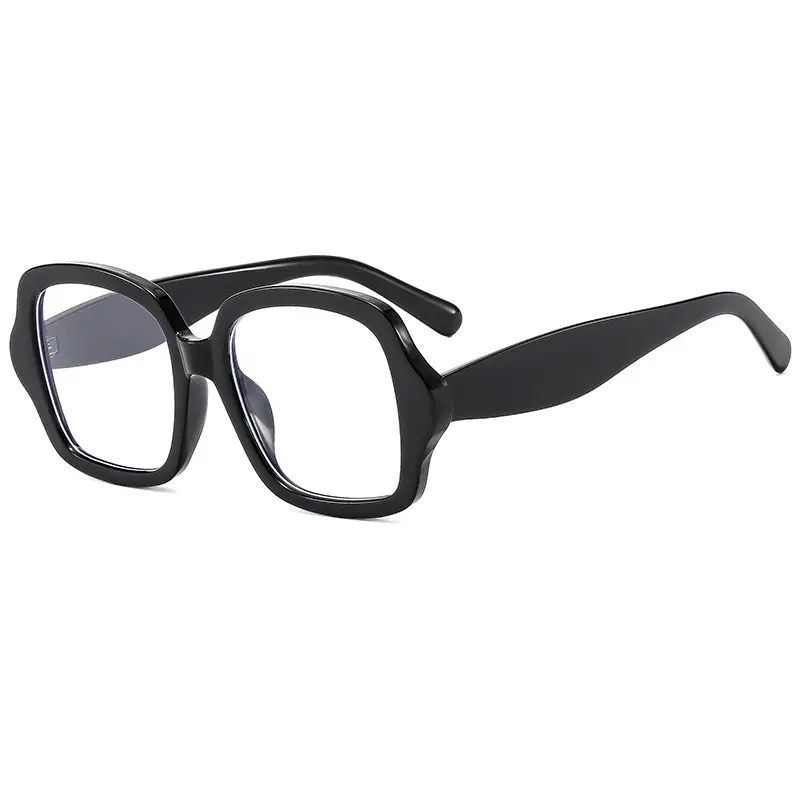 Retro Geometric Black Leopard Print Sunglasses Women - Image 7
