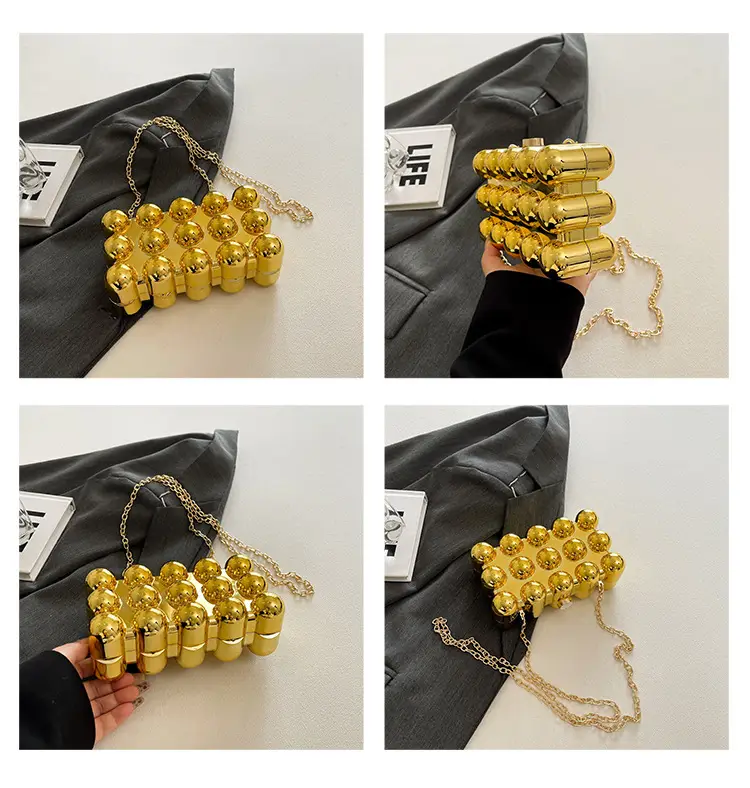 Crossbody Bag with Rhombus Design for Women — feature 12