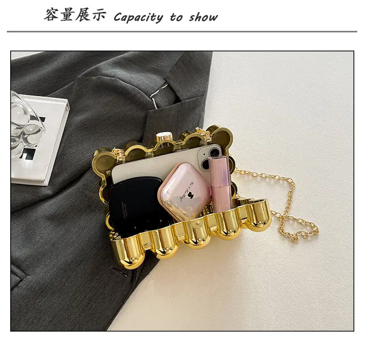 Crossbody Bag with Rhombus Design for Women — feature 9