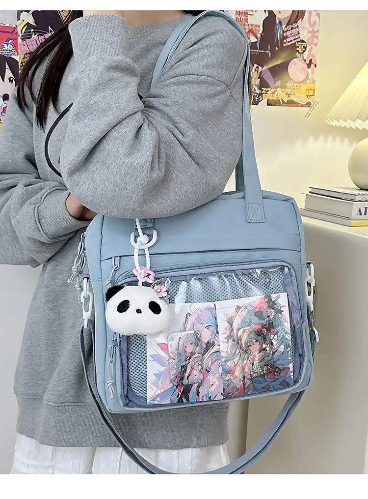 Green Mesh Shoulder Bag for Women — feature 13