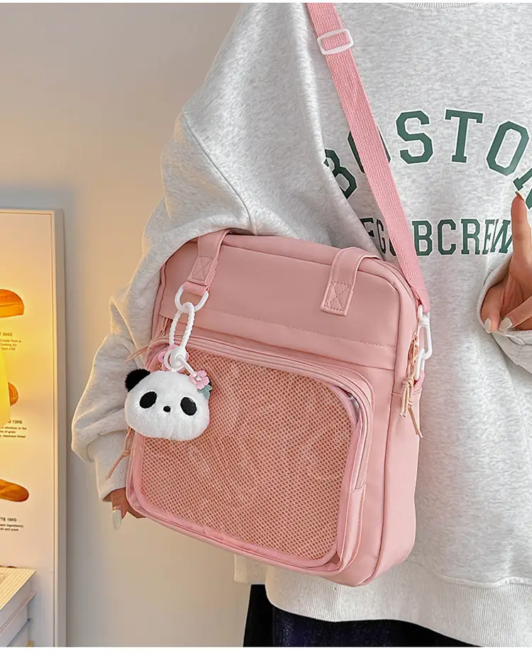 Green Mesh Shoulder Bag for Women — feature 29