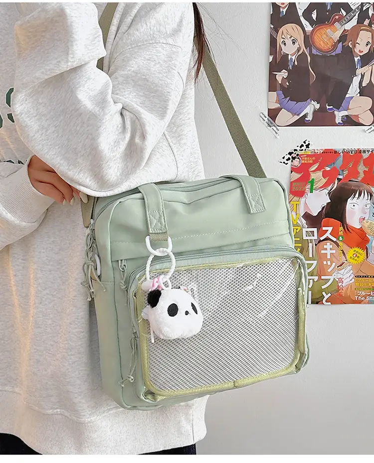 Green Mesh Shoulder Bag for Women — feature 32