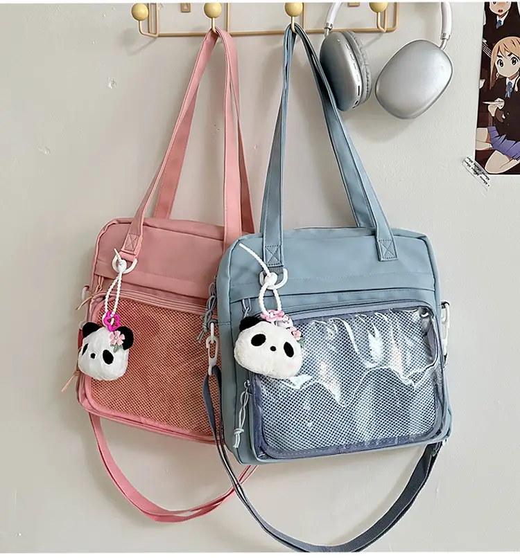 Green Mesh Shoulder Bag for Women — feature 39