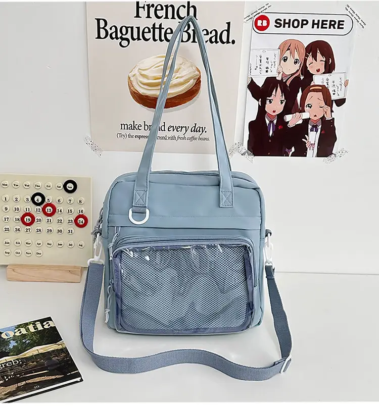 Green Mesh Shoulder Bag for Women — feature 46