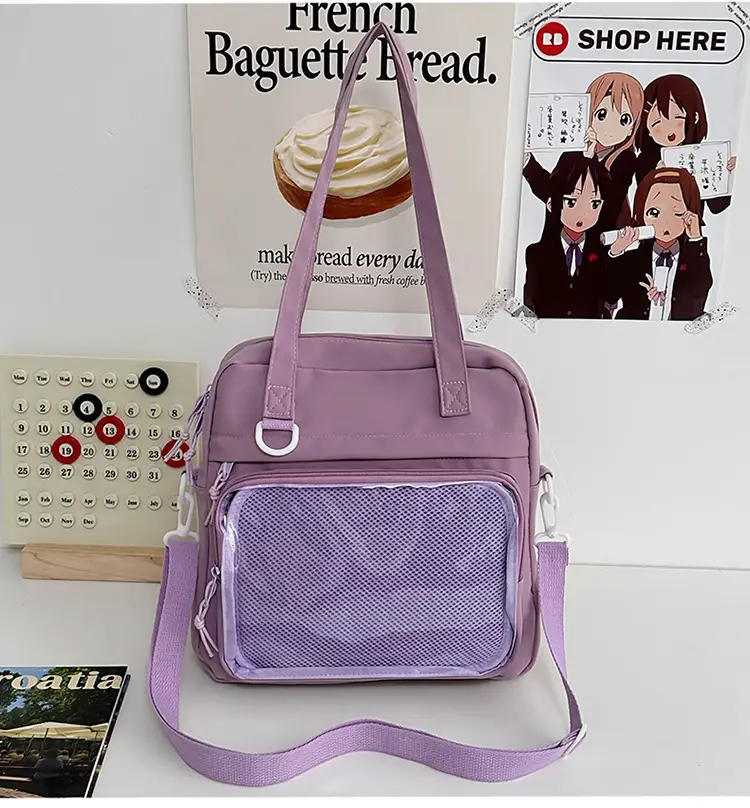 Green Mesh Shoulder Bag for Women — feature 48