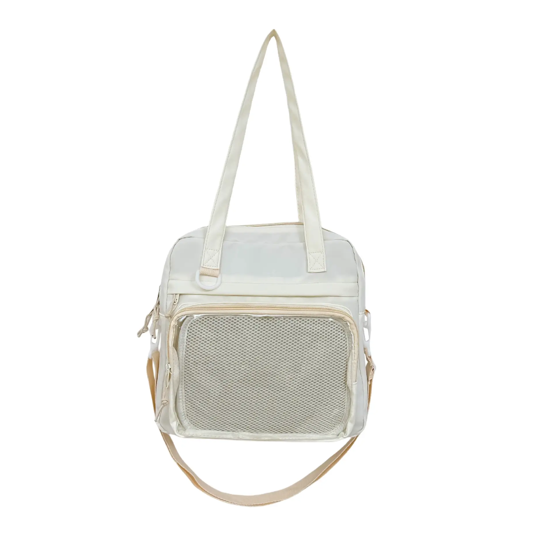 Green Mesh Shoulder Bag for Women - Image 2