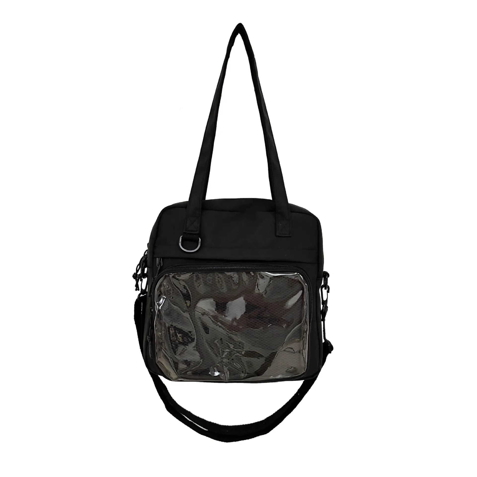 Green Mesh Shoulder Bag for Women - Image 3