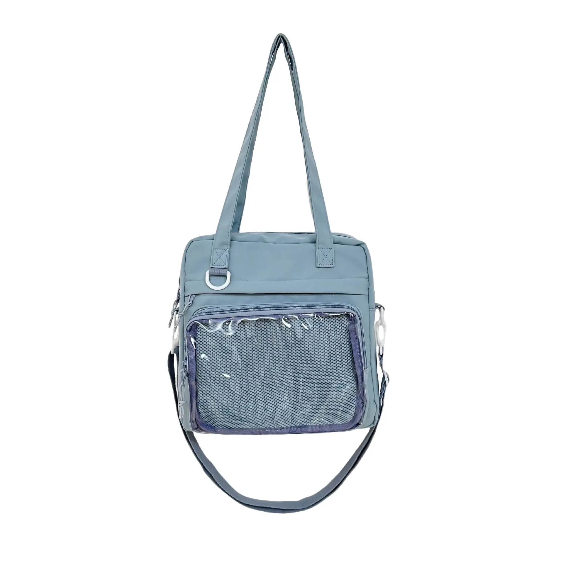 Green Mesh Shoulder Bag for Women - Image 5