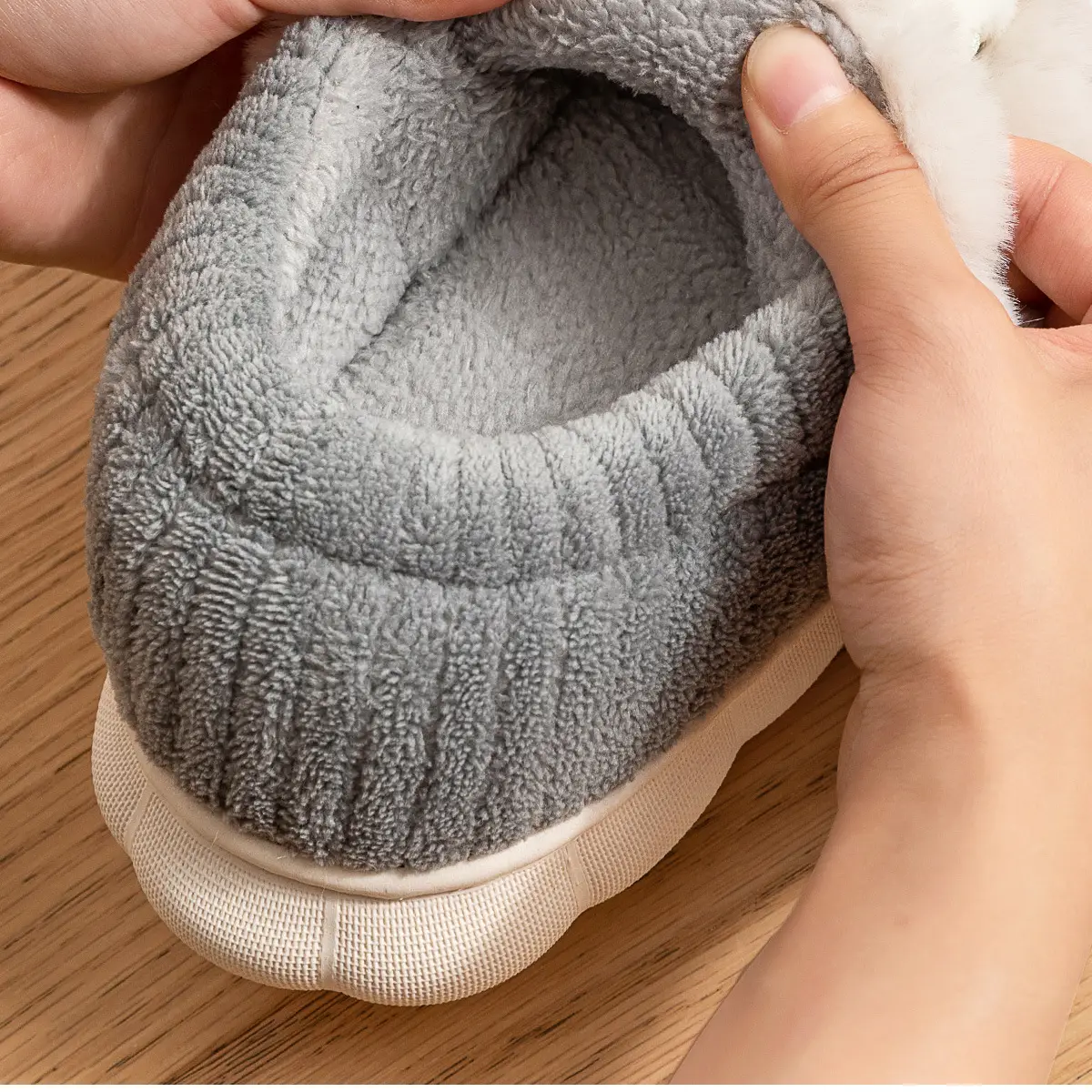 Cute Rice Ball Cotton Slippers Women Winter 2025 — feature 13