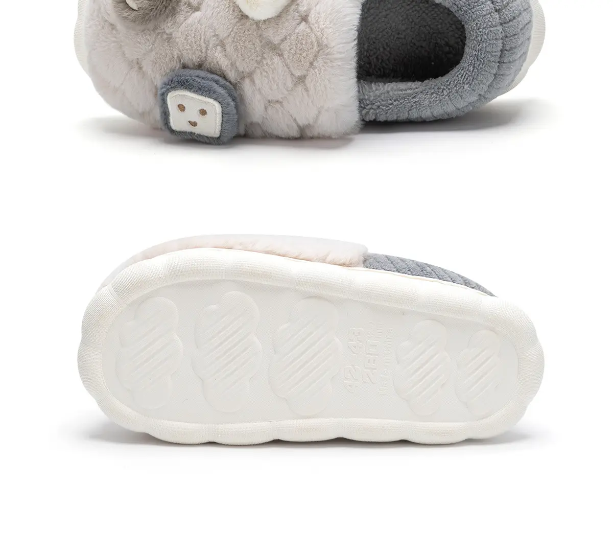Cute Rice Ball Cotton Slippers Women Winter 2025 — feature 27