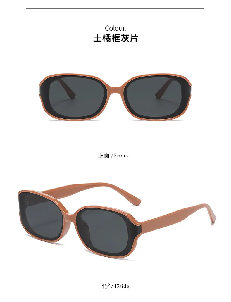 New Retro Cat's Eye Sunglasses Anti-UV Big Face Slim — feature 13