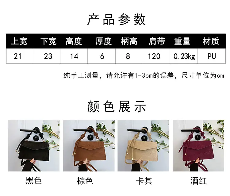 Black Frosted Crossbody Bag for Women 2024 — feature 2