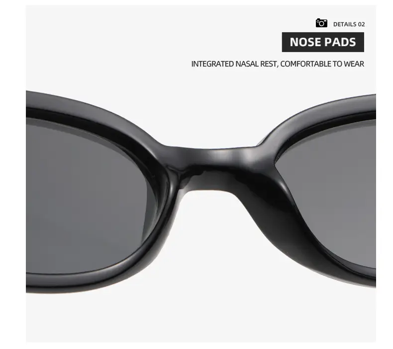 Black Brown Small Frame Anti-Uv Sunglasses for Women — feature 24