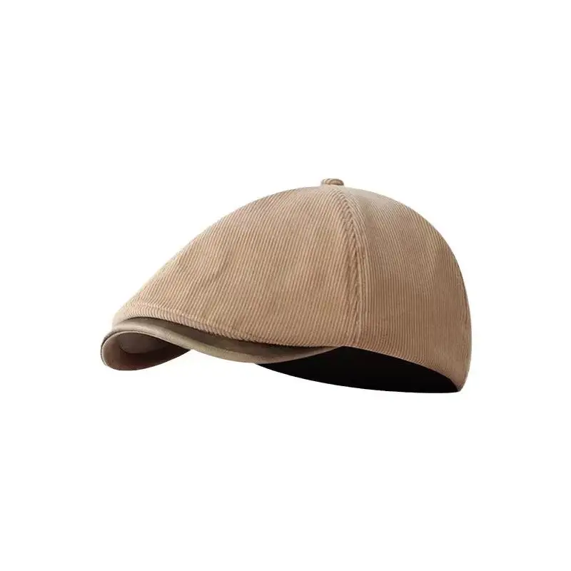 Autumn Winter Vintage Corduroy Forward Cap for Men Women — feature 10
