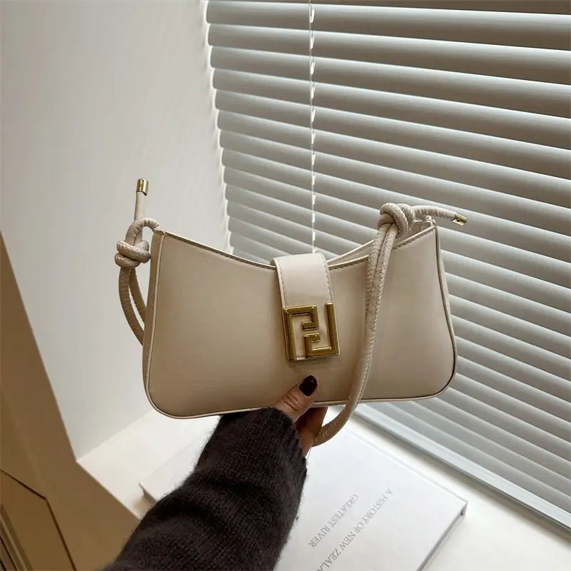 Women's Brown Fendi Style Shoulder Crossbody Bag
