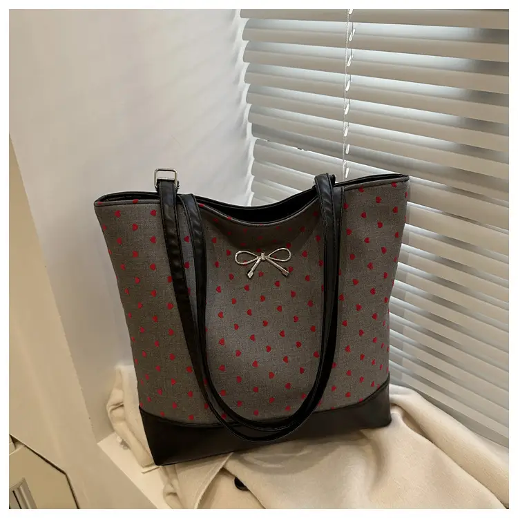 Women's Polka Dot Shoulder Tote Bag 2024 Autumn Winter — feature 11