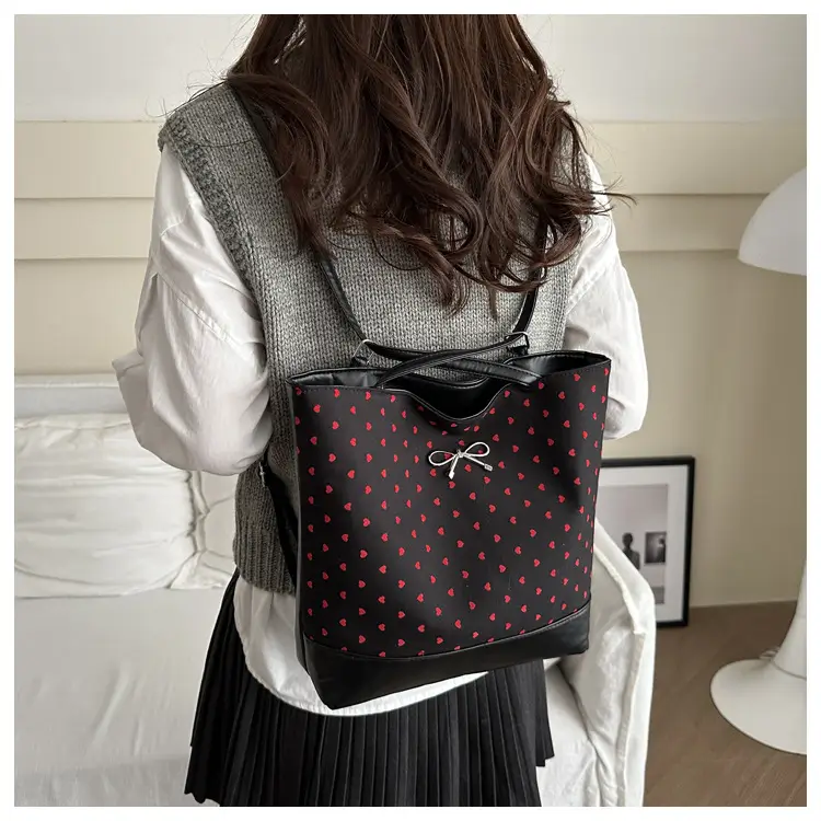 Women's Polka Dot Shoulder Tote Bag 2024 Autumn Winter — feature 17