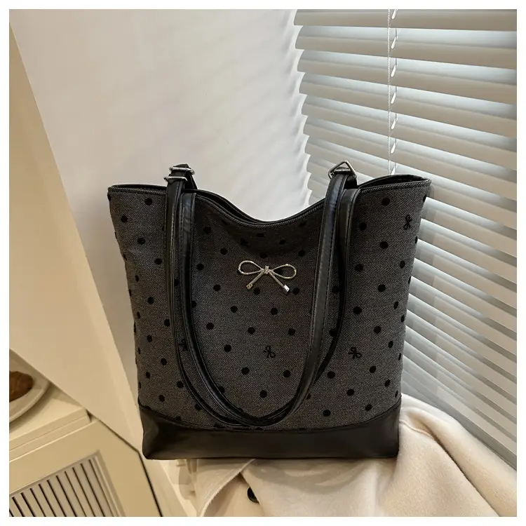 Women's Polka Dot Shoulder Tote Bag 2024 Autumn Winter — feature 7