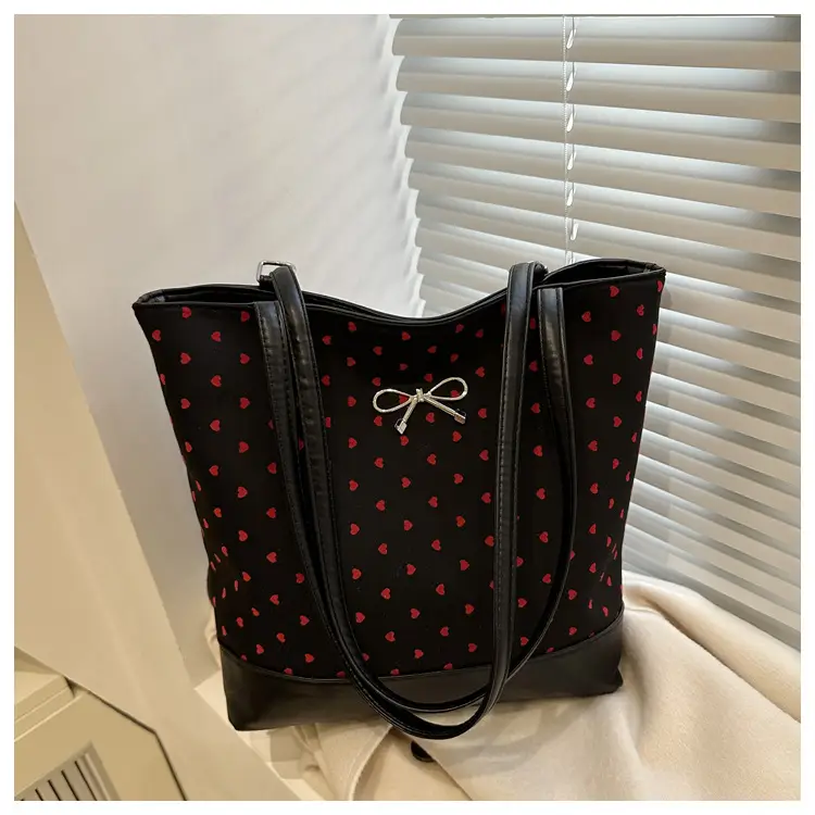 Women's Polka Dot Shoulder Tote Bag 2024 Autumn Winter — feature 9
