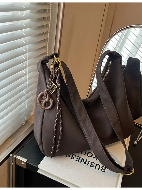 Pink Crossbody Tote Bag for Women Autumn Winter - Image 7