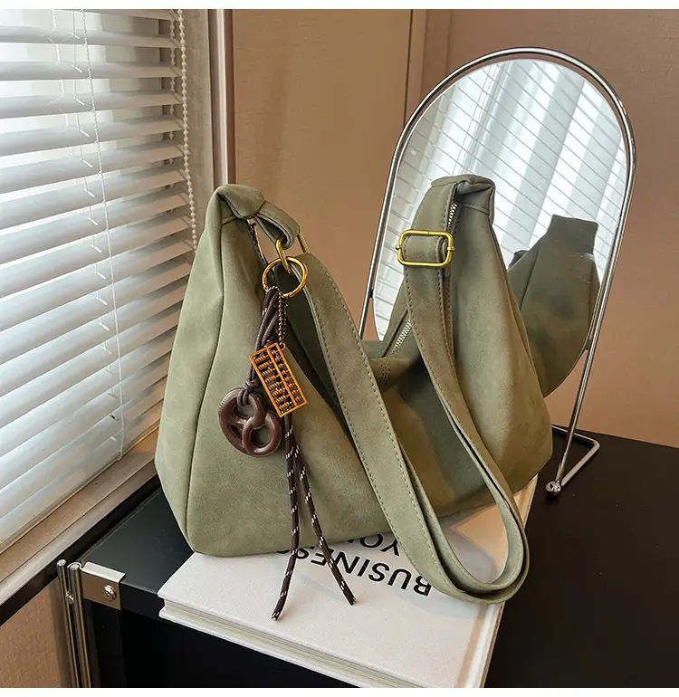Pink Crossbody Tote Bag for Women Autumn Winter — feature 11