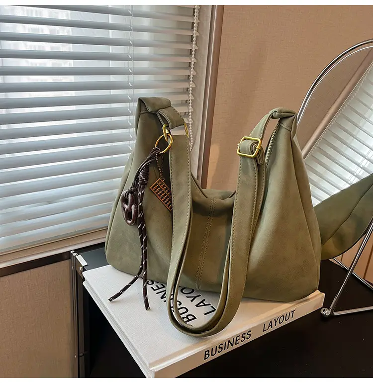 Pink Crossbody Tote Bag for Women Autumn Winter — feature 12