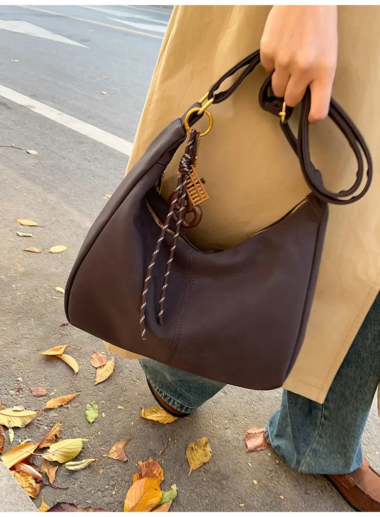 Pink Crossbody Tote Bag for Women Autumn Winter — feature 20