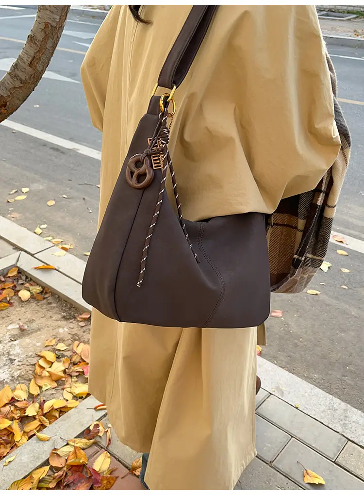 Pink Crossbody Tote Bag for Women Autumn Winter — feature 21