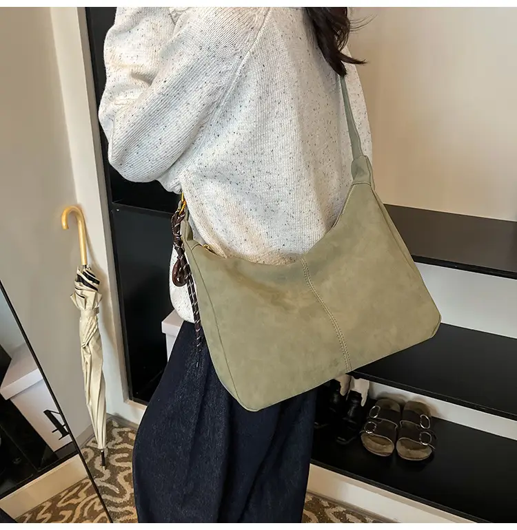 Pink Crossbody Tote Bag for Women Autumn Winter — feature 22