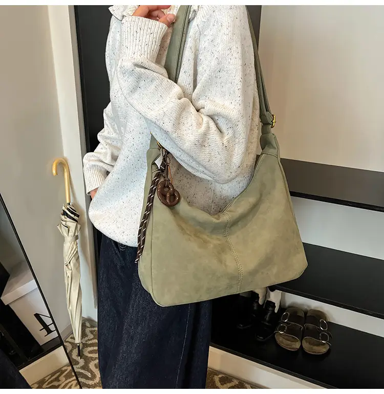Pink Crossbody Tote Bag for Women Autumn Winter — feature 24