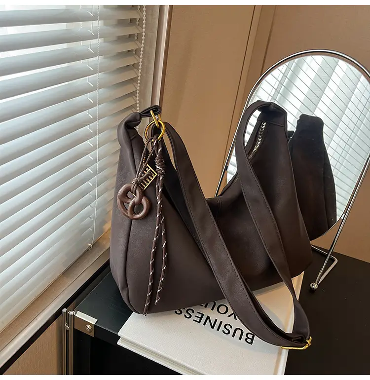 Pink Crossbody Tote Bag for Women Autumn Winter — feature 7