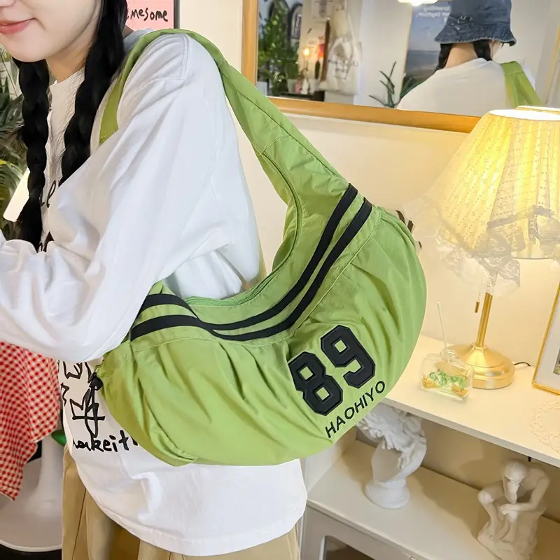 Women's Canvas Crossbody Tote Bag Large Capacity Lightweight