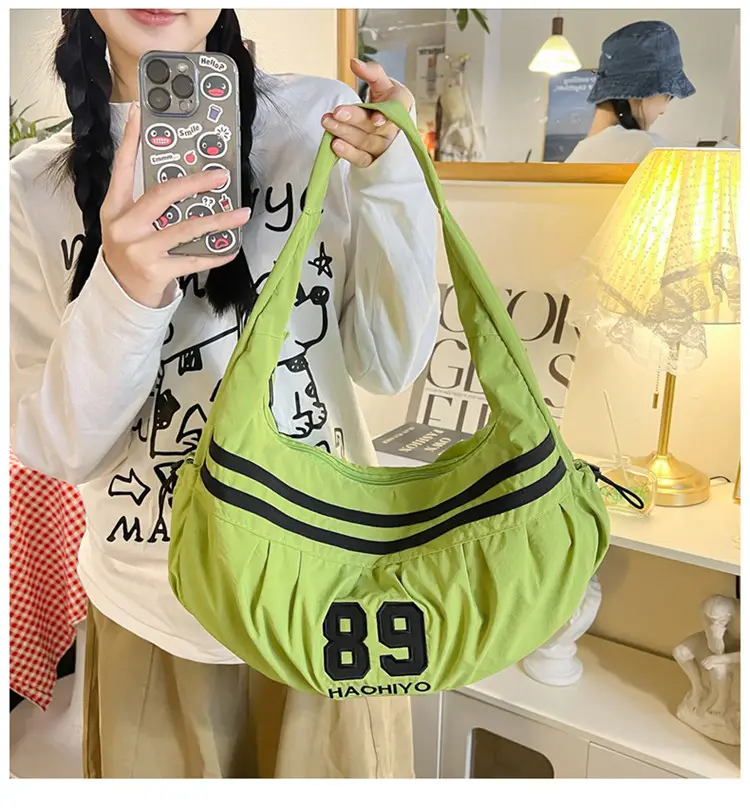 Women's Canvas Crossbody Tote Bag Large Capacity Lightweight — feature 4