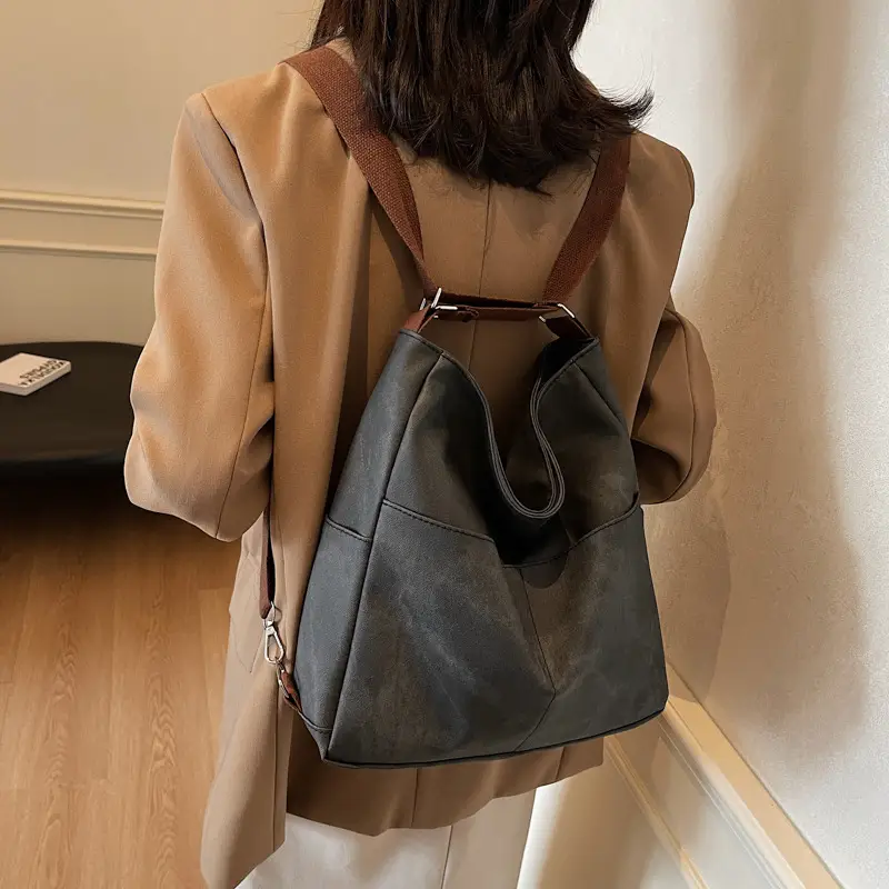 Artistic Textile Shoulder Bag for Women 2024 Autumn Winter - Image 5