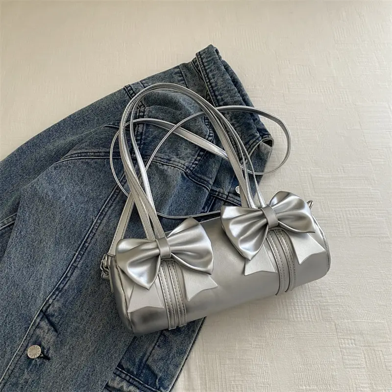 Black Bow Crossbody Bag for Women 2024 New Arrival