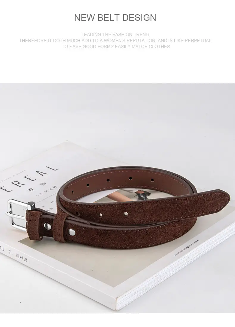 Frosted Pin Buckle Belt for Women — feature 10
