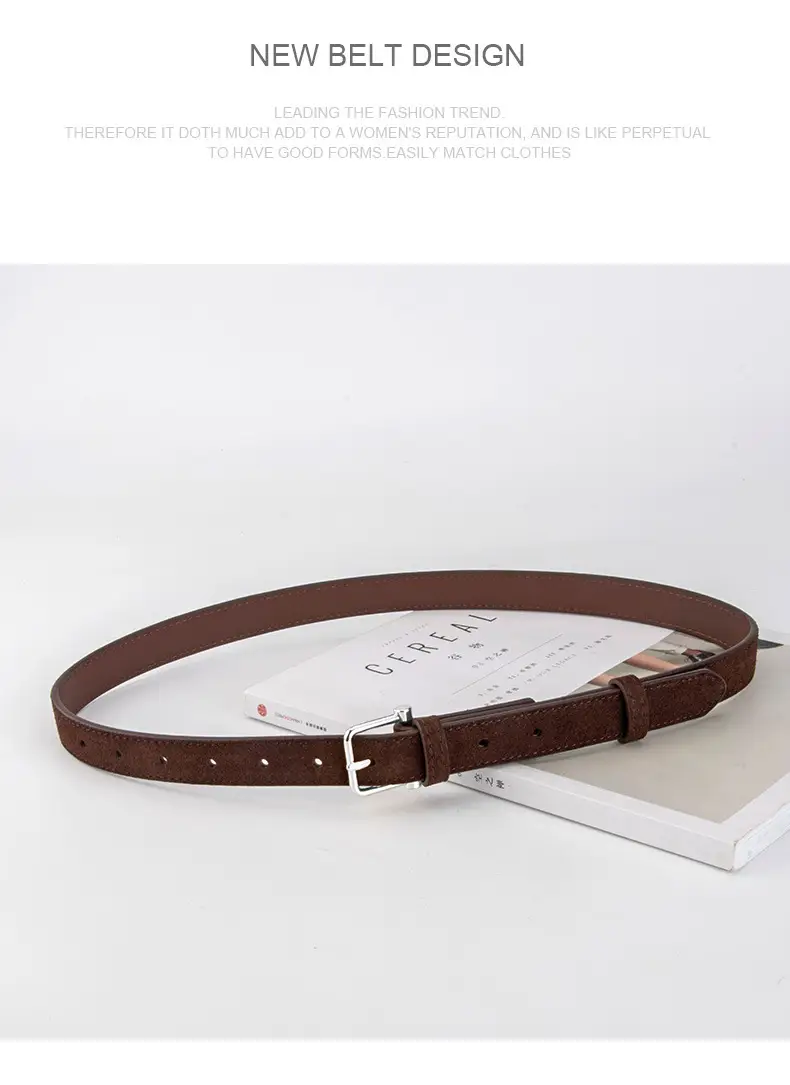 Frosted Pin Buckle Belt for Women — feature 11