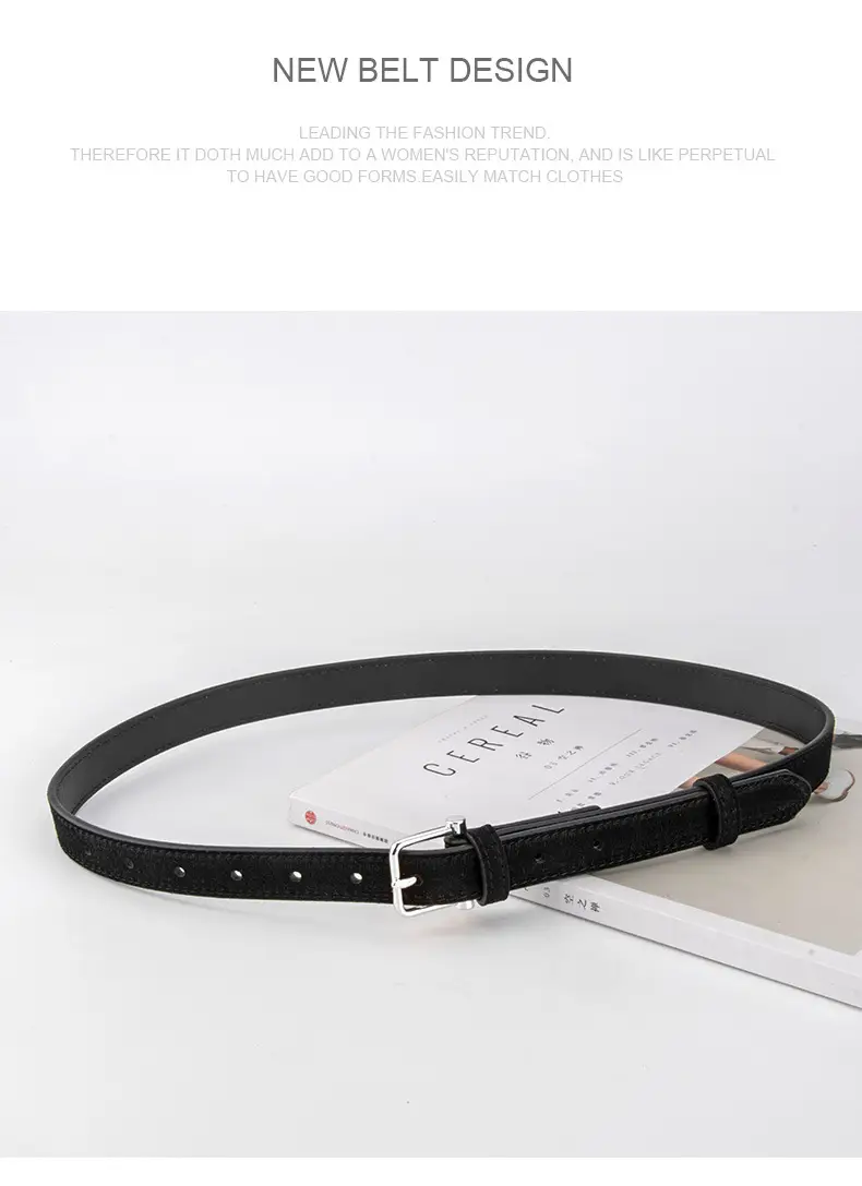 Frosted Pin Buckle Belt for Women — feature 12