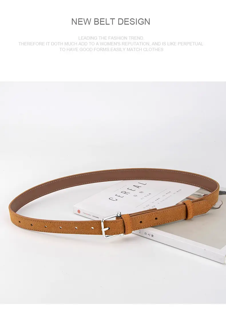 Frosted Pin Buckle Belt for Women — feature 13